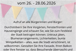 Die Reuterstadt Stavenhagen glänzt schon jetzt für das Festwochenende