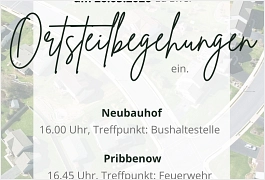 Ortsteilbegehungen 26.05.2026