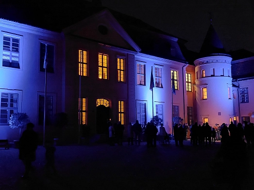 Schloss Stavenhagen zur 1. Kultur- und Lichternacht 2024